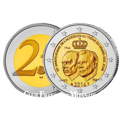 2 Euro Luxembourg 2014 - 50 ans accession au trône du Grand-Duc Jean