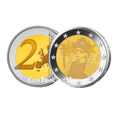 2 Euro Slovénie 2014 - 600e anniversaire du couronnement de Barbara de Cillei