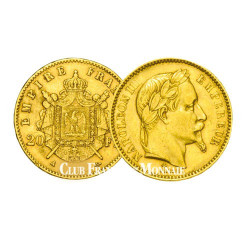 20 Francs Or Napoléon III Tête Laurée