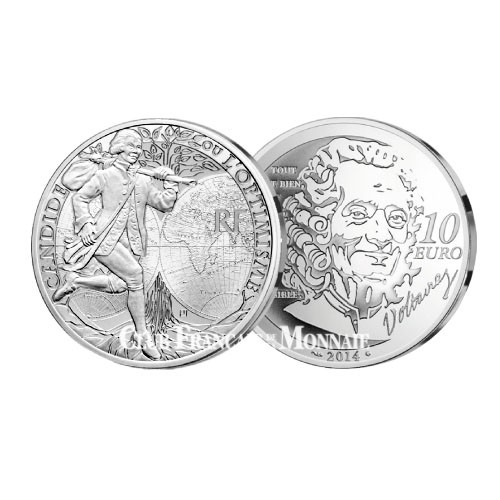 10 Euro Argent France BE 2014 - Candide
