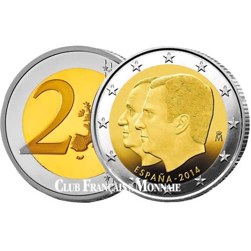 2€ Espagne 2014 Philippe VI