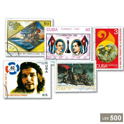 500 timbres Cuba