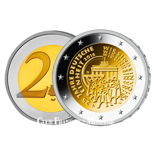 2 Euro Allemagne 2015 - 25e anniversaire de la Réunification