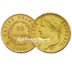 1812 - 20 FRANCS OR - NAPOLEON Tête Laurée