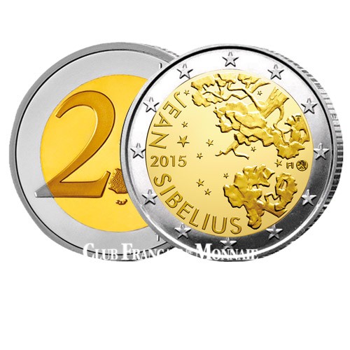 2 Euro Finlande 2015 - Jean Sibelius