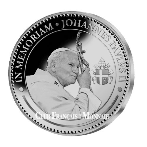 Médaille Argent Belle Épreuve - In Memoriam Jean-Paul II Médaille Argent Belle Épreuve - In Memoriam Jean-Paul II