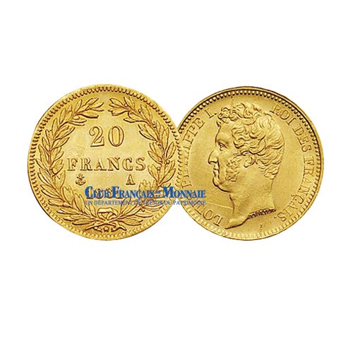 20 FRANCS OR 1831  A - LOUIS PHILIPPE Ier - TETE NUE TRANCHE EN RELIEF