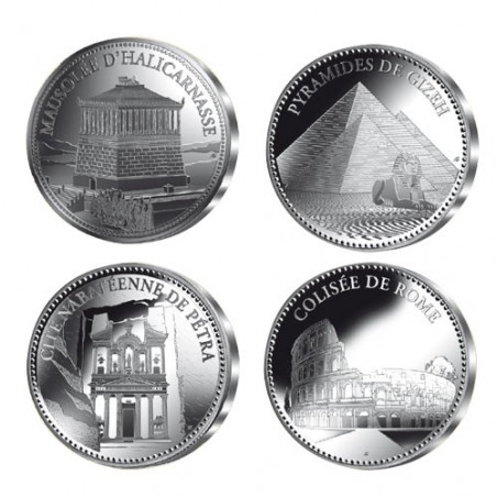 Le coffret “Les Merveilles du Monde” en Argent