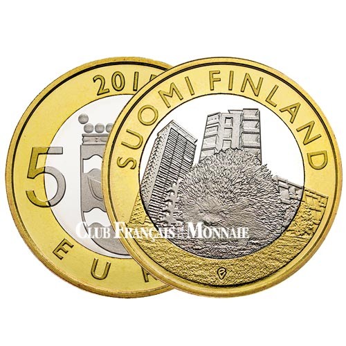 5 Euro Finlande 2015 - Uusimaa - Le hérisson 5 Euro Finlande 2015 - Uusimaa - Le hérisson