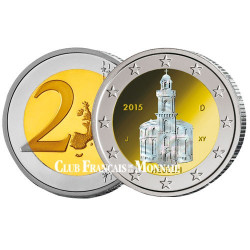2 Euro Allemagne Hologramme 2015 -  La Hesse