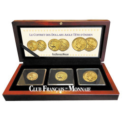 Coffret Or Dollars Aigle et tête d'Indien