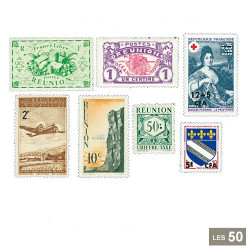 50 timbres Réunion