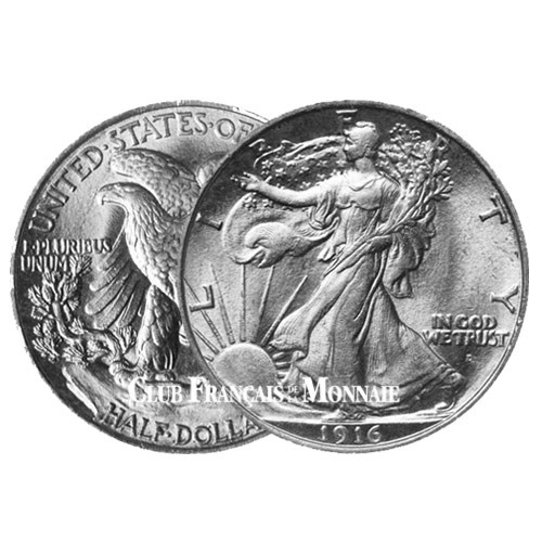 1/2 Dollar Argent 1916-1947 - "Liberty"