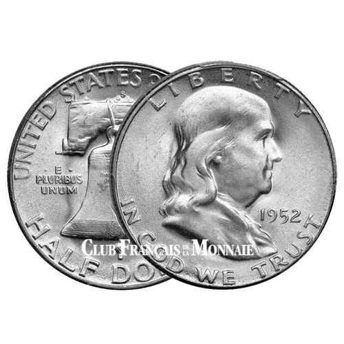 1/2 Dollar Argent 1948-1963 Benjamin Franklin
