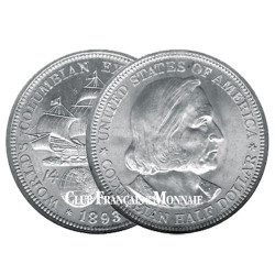1/2 Dollar Argent 1892-1893 - Exposition hommage à Christophe Colomb