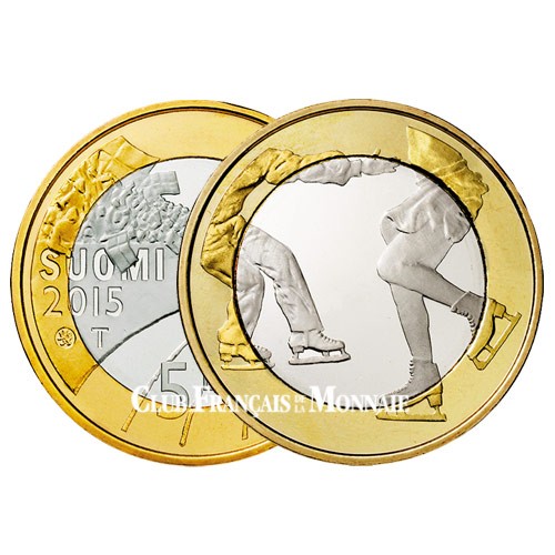 5 Euro Finlande 2015 - Patinage artistique 5 Euro Finlande 2015 - Patinage artistique
