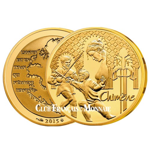 50 Euro Or France BE 2015 - Chimène