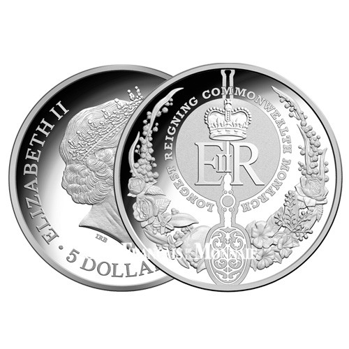 5 Dollars Argent Australie BE 2015 - Règne Elisabeth II