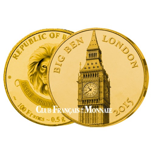 100 Franc CFA Or BE 2015 - Big Ben