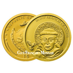 1 Dollar Or BE - Saint François d’Assise