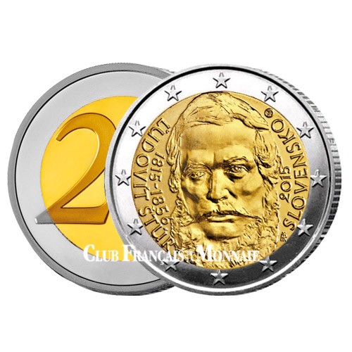 2 Euro Slovaquie 2015 - Bicentenaire de la naissance de Ludovit Stur 