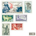 50 timbres Afrique Équatoriale Française