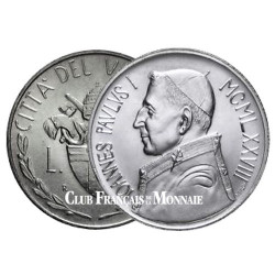 1000 Lires Argent Vatican - Jean-Paul I