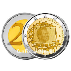 2 Euro Luxembourg 2015 - 30e anniversaire du  drapeau européen