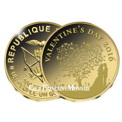 100 Francs CFA 2016 - Saint-Valentin