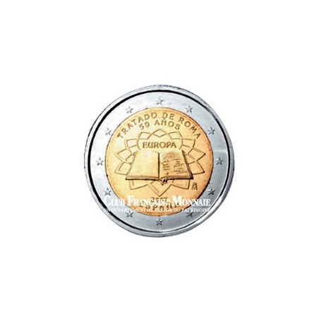 2007 - Espagne - 2 Euros commémorative 50 ans du Traité de Rome
