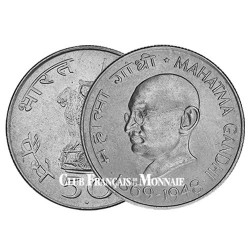 Pièce de 50 Paise Inde 1969 - Mahatma Gandhi