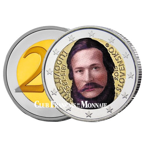 2 Euro Slovaquie 2015 - Bicentenaire de la naissance  de L’udovít Štúr