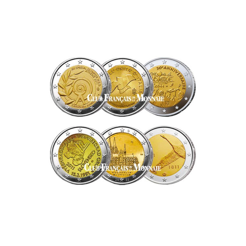 Lot Des 12 X 2 Euro 11