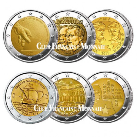 Lot Des 12 X 2 Euro 11