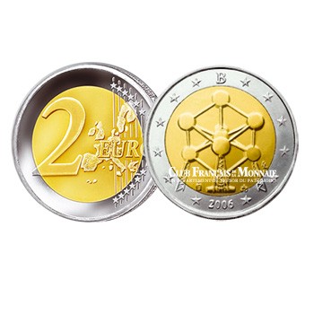 2006 - Belgique - 2 Euros commémorative Atomium de Bruxelles