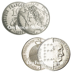 Lot de 2 pièces de 10 Francs Nickel