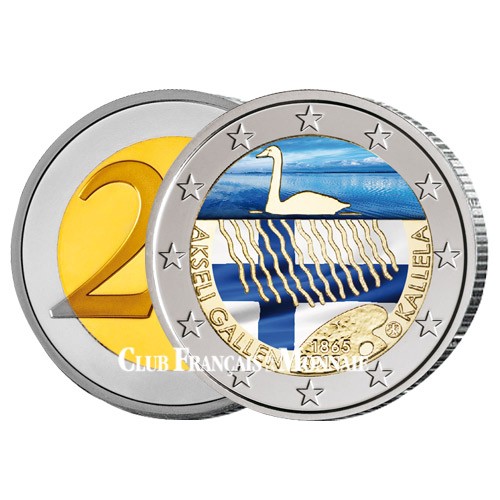 2 Euro Finlande 2015 - 100e anniversaire de la naissance d’Akseli Gallen-Kallela