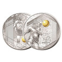 10 Euros Argent UEFA BE 2016  - Tête