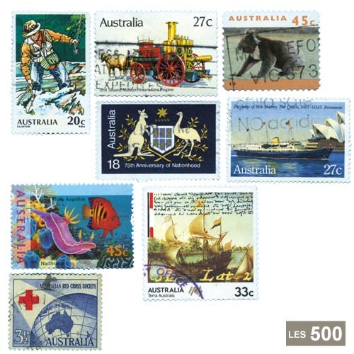 500 timbres Australie*