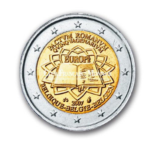 2007 - Belgique - 2 Euros commémorative 50 ans du Traité de Rome