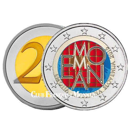 2 Euro Slovénie 2015 Emona - 2000ème anniversaire de la fondation de la ville de Ljubjana 2 Euro Slovénie 2015 Emona - 2000ème anniversaire de la fondation de la ville de Ljubjana