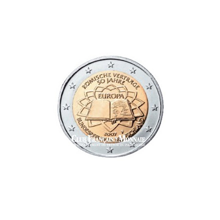 2007 - Allemagne - 2 Euros commémorative 50 ans du Traité de Rome
