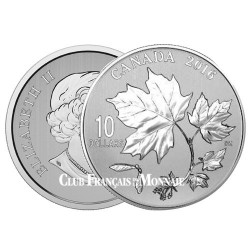 10 Dollar Argent Canada 2016 - Feuille d’érable