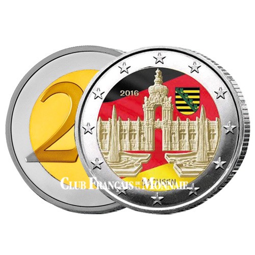 2 Euro Allemagne 2016 - Palais Zwinger - Land de Saxe