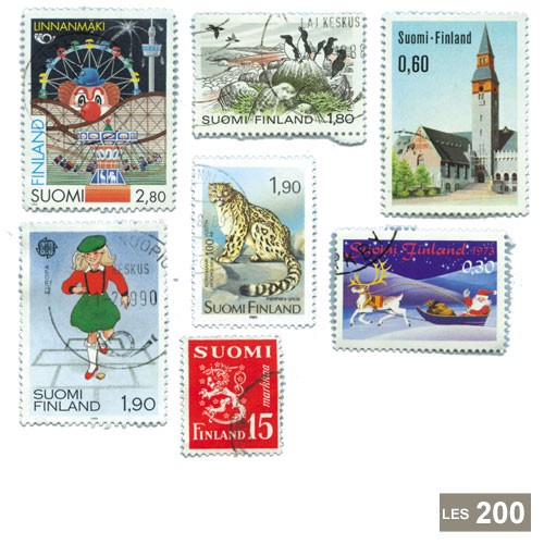 200 timbres Finlande
