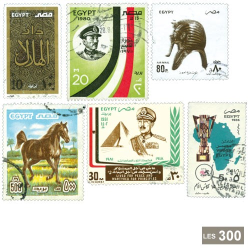 300 timbres Egypte