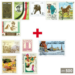 500 timbres Afrique de Nord