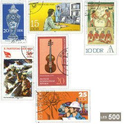 500 timbres Allemagne de l’Est (RDA)