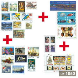 1050 timbres Océanie