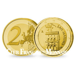 2 Euro dorée - Saint Marin 2012